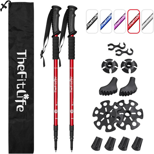 Telescopic trekking poles for - telescopic,