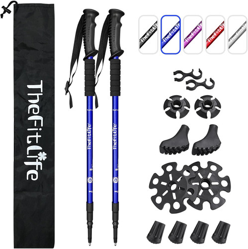 Telescopic trekking poles for - telescopic,