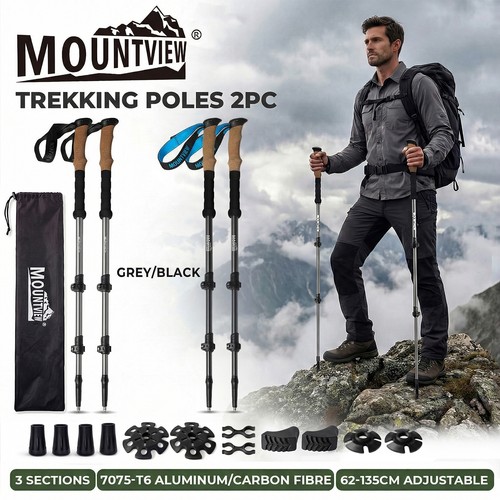 Mountview trekking poles - trekking,