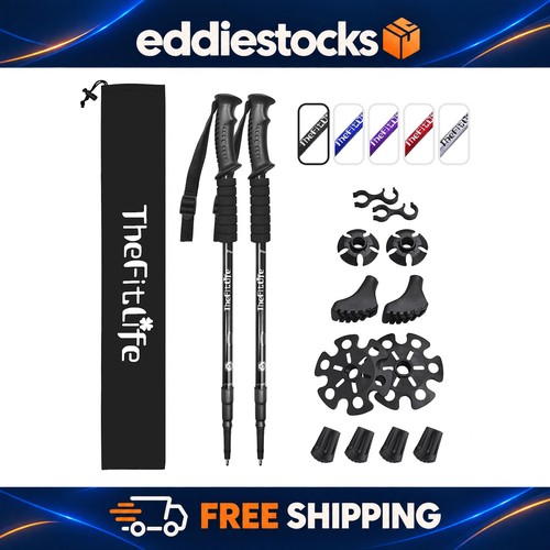 Telescopic trekking poles - telescopic,