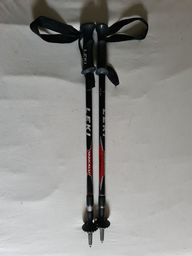 Leki makalu trail red black - red,