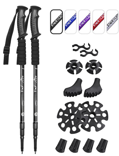 Telescopic trekking poles - telescopic,